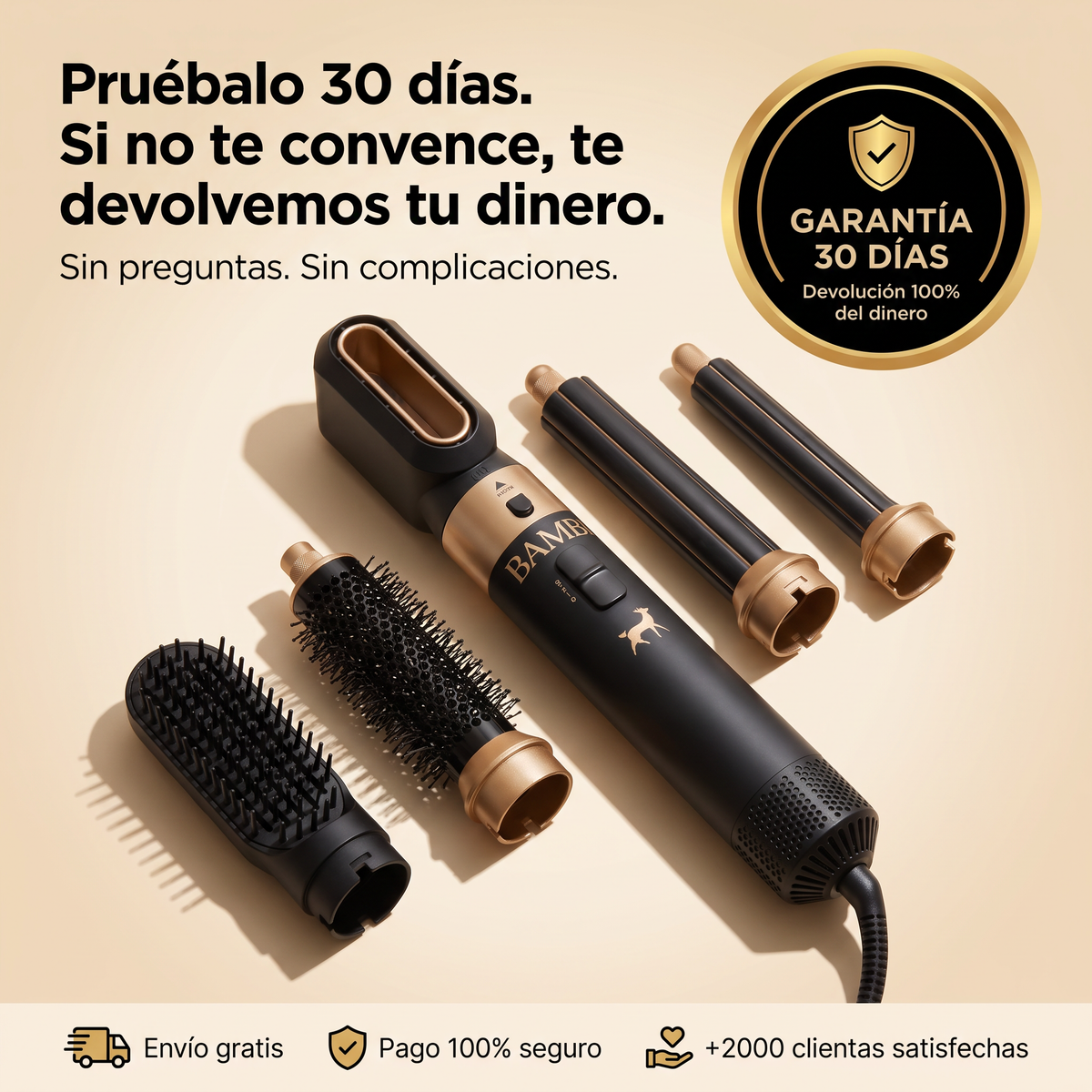 BAMBI Secador 5 en 1 Premium